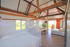 The luxury bedrooms